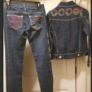 Unleash Your Inner Icon: Vintage Brand-New Coogi Women’s Denim Set